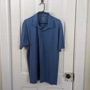 Uniqlo Blue Polo Shirt Athletic Style